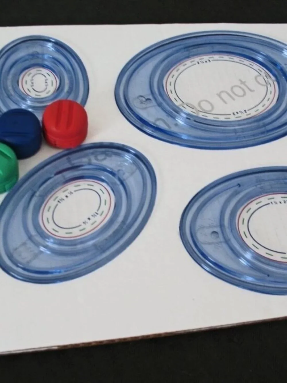 Creative Memories Custom Cutting, mat blades, Ovals, Circles, Lightly Used